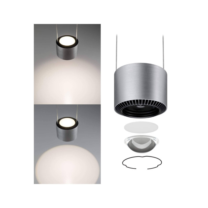 Paulmann Aldan LED pendant luminaire 3-lamp 3x9W