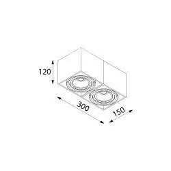 CLEONI TITO T113C3 Plafon