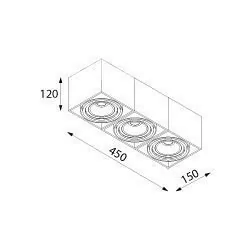 CLEONI TITO T113C4 Plafon