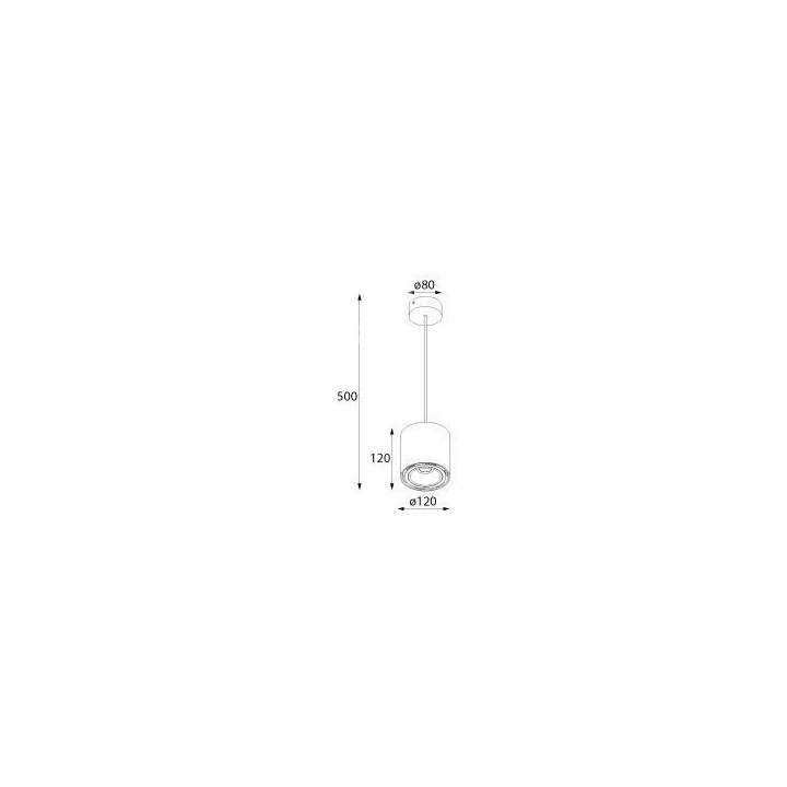 CLEONI TITO T113B7 Lampa wisząca