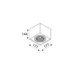 Cleoni ALPINA T136A1 Ceiling lamp