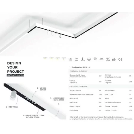 BPM Modulight 10210 modern system LED