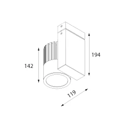 CLEONI Astor T117 / 017 / Sd 40W ceiling luminaire