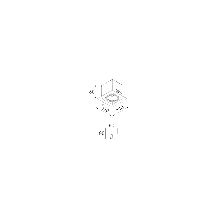 CLEONI MOLINA T153R1Ahd ceiling binding