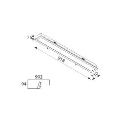 CLEONI BURGOS T114R1/N6, T114R2/N3 ceiling luminaire