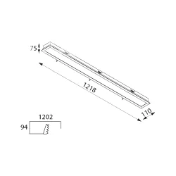 CLEONI BURGOS T114T1/D1, T114T2/L8 ceiling luminaire