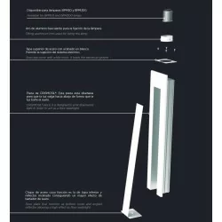 BPM LYRA 10560 integrated wall LED lamp