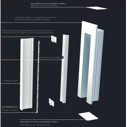 BPM MYRA 10564 integrated wall LED lamp