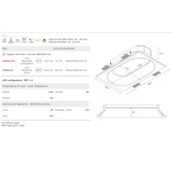 BPM Lighting SIRIO TWINS 30000 plaster