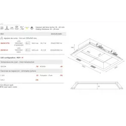 BPM Lighting ORIONIS TWINS 30001 plaster