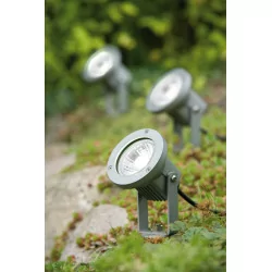 Outdoor plant light w/ spike, special line 1W LED, Aluminium, 3 pc. set