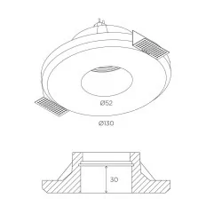 BPM ZENIT 10123 integrated ceiling