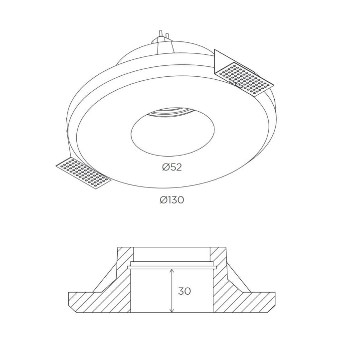 BPM ZENIT 10123 integrated ceiling
