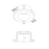 BPM NAIMA 30004 integrated ceiling 8cm