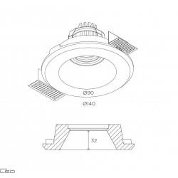 BPM ECLIPSE 10125 integrated ceiling 9cm
