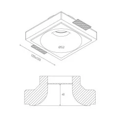 BPM SIDEREA 10050 integrated ceiling