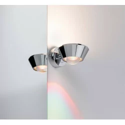 Paulmann Sabik Wall Sconce white, chrome