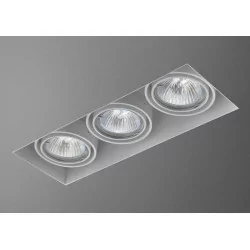 AQUAFORM SQUARES 50x3 trimless 230V recessed 37013