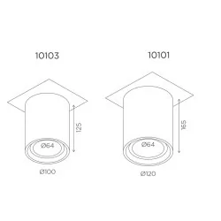 BPM ANDROMEDA 10103 oprawa gipsowa GU