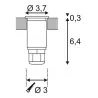 SLV DASAR 370 233540 12V/24V IP67 stainless steel 316