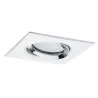 Paulmann Nova LED Recessed luminaire 1x7W square