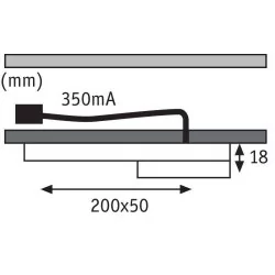 Paulmann SETUP LED set of under cabinet fixtures 3x3,2W