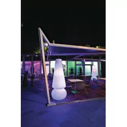 LINEA LIGHT Marge 16000, 16001 garden floor lamp IP65 191cm high