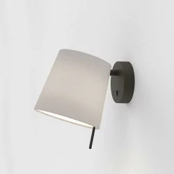 ASTRO MITSU WALL niewielka lampa ścienna do sypialni nikiel, brąz