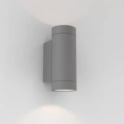 Astro Dartmouth Twin outdoor wall lamp GU10 grey, black