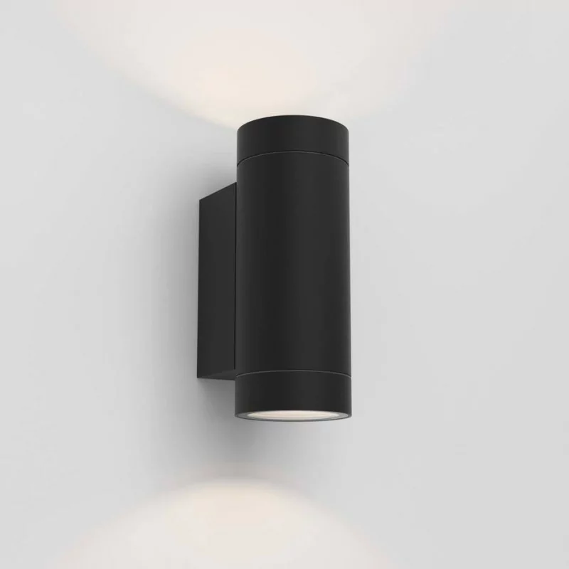 Astro Dartmouth Twin outdoor wall lamp GU10 grey, black