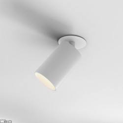 ASTRO CAN 75 is a modern ceiling spotlight, white.