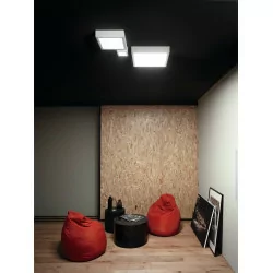 LINEA LIGHT BOX SQ 8227/9 white LED ceiling 11cm, 25cm, 41cm, 50cm