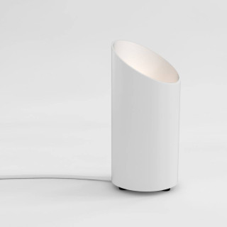 ASTRO CUT lampa biurkowa/podłogowa biała, nikiel