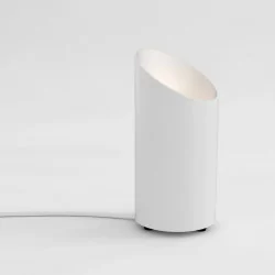 ASTRO CUT lampa biurkowa / podłogowa biała, brąz, nikiel