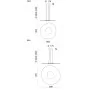 LINEA LIGHT Antigua 90348, 90349 lampa wisząca LED
