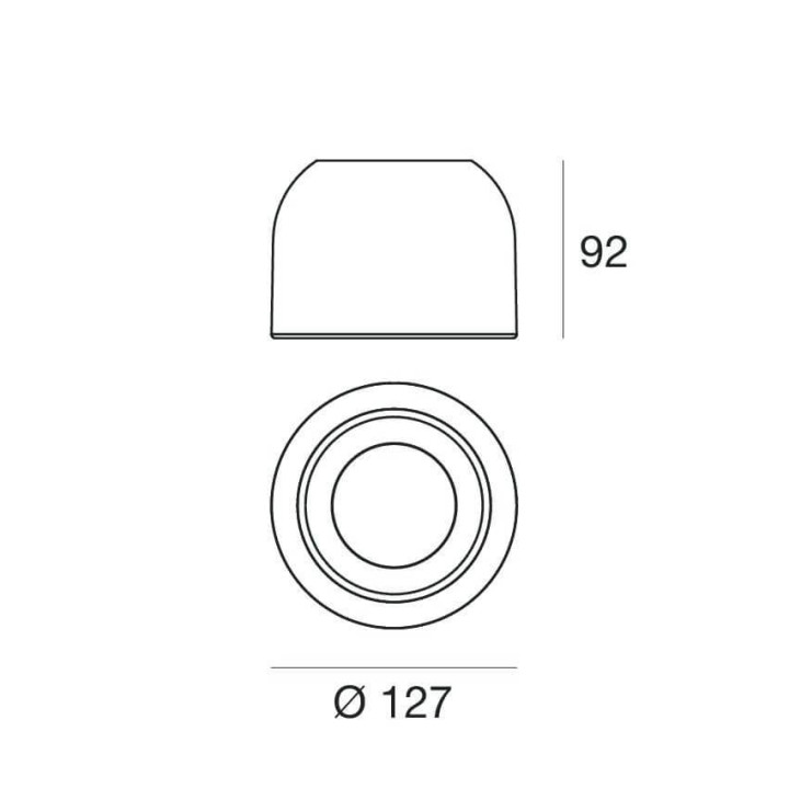 LINEA LIGHT OUTLOOK 8472  ceiling lamp LED 11W