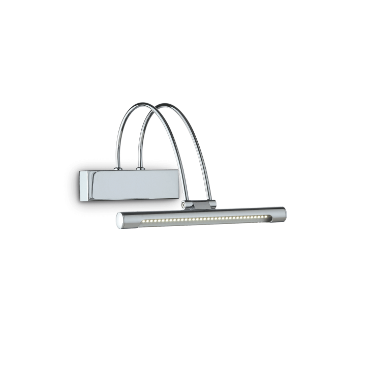 IDEAL LUX Bow AP35 NICKEL 05379 sconce on images nickel