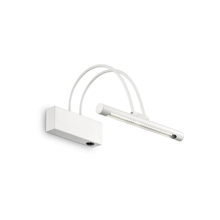 IDEAL LUX Bow AP35 NICKEL 05379 sconce on images nickel