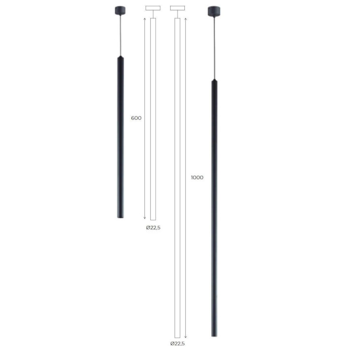 BPM TUBULAR 20125 lampa wisząca LED 3W