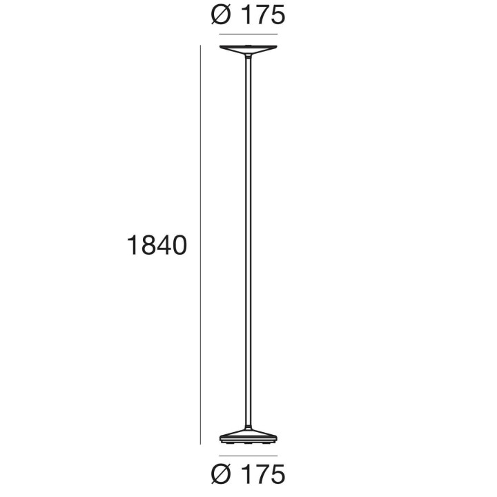 LINEA LIGHT Poe 8345 floor lamp LED 25W