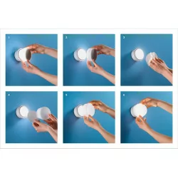 Linea Light CHOBIN65 8321 kinkiet, oprawa IP65 biała LED