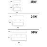 wall light  LINEA LIGHT REGOLO 9035