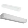 LINEA LIGHT KIOO 7904/5/6/7 LED wall light, white alu IP44 33cm, 63cm