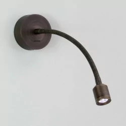 ASTRO wall lamp Fosso Switched brown, nickel LED 2,5W