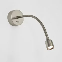 ASTRO wall lamp Fosso Switched brown, nickel LED 2,5W