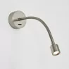 ASTRO wall lamp Fosso Switched brown, nickel LED 2,5W