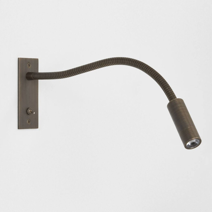 ASTRO LEO Switched kinkiet LED nikiel, brąz