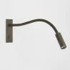 ASTRO LEO Switched LED wall lamp nickel, bronze