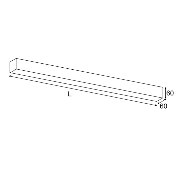 ELKIM LUPINUS wall LED lamp 60-340cm