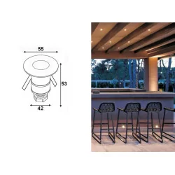  Recessed lamp LED ELKIM ODL001